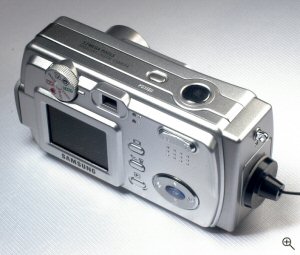 Samsung's Digimax 370 digital camera. Copyright © 2004, The Imaging Resource. All rights reserved. Click for a bigger picture!