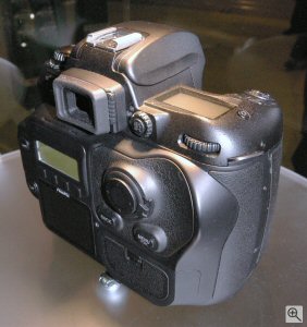 Fujifilm's FinePix S3 Pro digital SLR. Copyright © 2004, The Imaging Resource. All rights reserved. Click for a bigger picture!