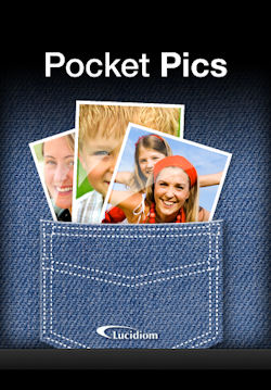 Lucidiom's Pocket Pics application for the Apple iPhone. Screenshots provided by Lucidiom. Click for a bigger picture!