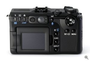 Canon's PowerShot G5 digital camera. Courtesy of Canon, with modifications by Michael R. Tomkins.