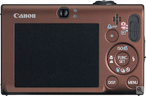 Canon's PowerShot SD1100 IS digital camera. Courtesy of Canon, with modifications by Michael R. Tomkins. Click for a bigger picture!