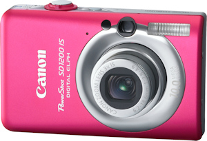 Canon's PowerShot SD1200 IS. Photo provided by Canon USA Inc. Click for a bigger picture!
