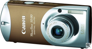 Canon's PowerShot SD30 Digital ELPH. Courtesy of Canon, with modifications by Michael R. Tomkins. Click for a bigger picture!