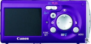 Canon's PowerShot SD30 Digital ELPH. Courtesy of Canon, with modifications by Michael R. Tomkins. Click for a bigger picture!