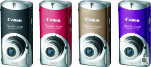 Canon's PowerShot SD30 Digital ELPH. Courtesy of Canon, with modifications by Michael R. Tomkins. Click for a bigger picture!