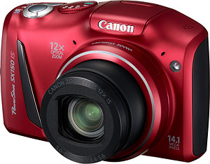 Canon's PowerShot SX150 IS digital camera. Image provided by Canon USA Inc. Click for a bigger picture!