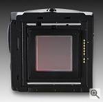 Kodak's DCS Pro Back, front view showing CCD image sensor. Courtesy of Kodak - click for a bigger picture!