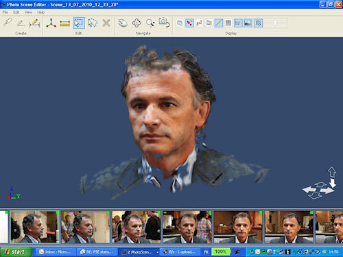 Have fun and create a 3D model of yourself using Autodesk Project Photofly. Screenshot and caption provided by Autodesk Inc. Click for a bigger picture!