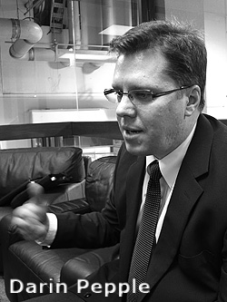 Darin Pepple, Senior Product Marketing Manager for DSL Micro Four Thirds Digital Cameras, Panasonic USA. Copyright &copy; 2011, Imaging Resource. All rights reserved.