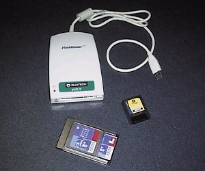 Quatech PCD-U USB SmartMedia and PC Card reader - click for a bigger picture!