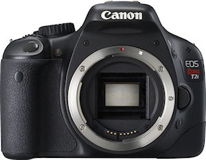 Canon's EOS Rebel T2i, known in some markets as the EOS 550D. Photo provided by Canon. Click for a bigger picture!