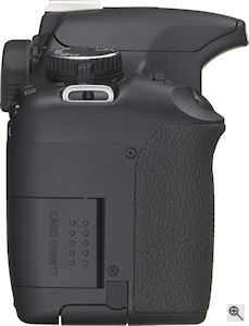 Canon's EOS Rebel XSi digital SLR. Courtesy of Canon, with modifications by Michael R. Tomkins. Click for a bigger picture!