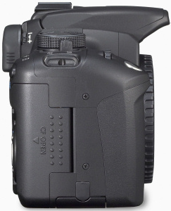 Canon's EOS Digital Rebel XT. Courtesy of Canon, with modifications by Michael R. Tomkins. Click for a bigger picture!