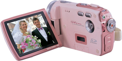 The DXG-533V HD Riviera edition in pink. Photo provided by DXG USA. Click for a bigger picture!