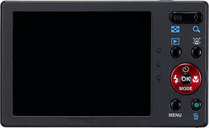 Pentax's Optio RS1500 digital camera. Photo provided by Pentax Imaging Co. Click for a bigger picture!