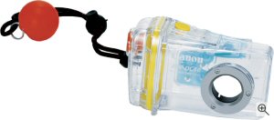 Canon's PowerShot Digital ELPH SD10. Courtesy of Canon, with modifications by Michael R. Tomkins. Click for a bigger picture!