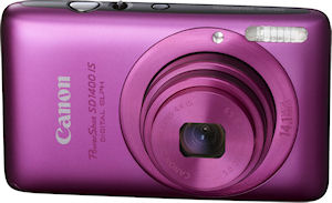Canon's PowerShot SD1400IS digital camera. Photo provided by Canon. Click for a bigger picture!
