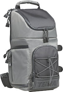 Tenba's Small Shooutout Sling Bag. Courtesy of Tenba, with modifications by Michael R. Tomkins. Click for a bigger picture!