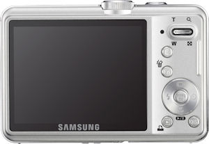 Samsung's SL310W digital camera. Courtesy of Samsung, with modifications by Michael R. Tomkins. Click for a bigger picture!