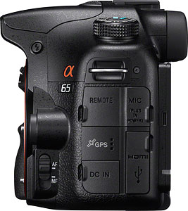 Sony's Alpha SLT-A65 Translucent Mirror camera. Image provided by Sony Electronics Inc. Click for a bigger picture!