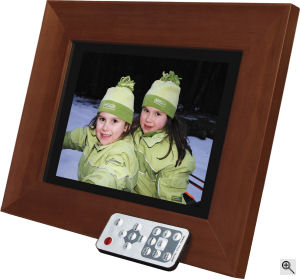 Smartparts' 8.4" SPDPF84 digital picture frame. Courtesy of Smartparts, with modifications by Michael R. Tomkins. Click for a bigger picture!