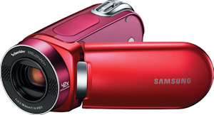 Samsung SMX-F34 digital camcorder. Photo provided by Samsung Electronics America Inc. Click for a bigger picture!