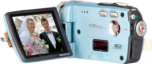 The DXG-533V HD Soho edition in blue. Photo provided by DXG USA. Click for a bigger picture!