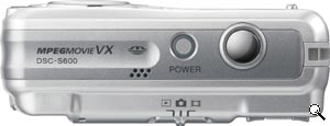 Sony's Cyber-shot DSC-S600 digital camera. Courtesy of Sony, with modifications by Michael R. Tomkins. Click for a bigger picture!