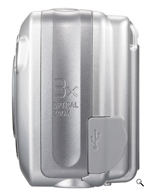 Sony's Cyber-shot DSC-S600 digital camera. Courtesy of Sony, with modifications by Michael R. Tomkins. Click for a bigger picture!