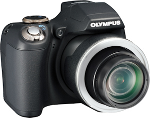 Olympus' SP-590 UltraZoom digital camera. Photo provided by Olympus Imaging America Inc. Click for a bigger picture!