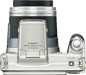 Olympus' SP-800UZ digital camera. Photo provided by Olympus Imaging America Inc. Click for a bigger picture!