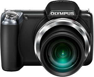 Olympus' SP-810UZ digital camera. Photo provided by Olympus Europa Holding GmbH. Click for a bigger picture!
