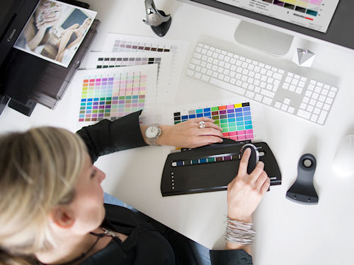 Users at all levels of expertise will now be able to easily and quickly create ICC profiles in minutes by using Datacolor's Strip-Reading Spectrocolorimeter and will see noticeable improvements in their color prints, as well as outstanding results when producing black-and-white and fine art prints. Photo and caption provided by Datacolor / BusinessWire. Click for a bigger picture!