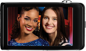 Samsung's DualView ST600 digital camera. Photo provided by Samsung Electronics Co. Ltd. Click for a bigger picture!