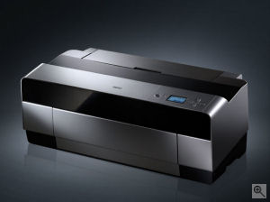 Epson's Stylus Pro 3800 photo printers. Courtesy of Epson, with modifications by Michael R. Tomkins. Click for a bigger picture!