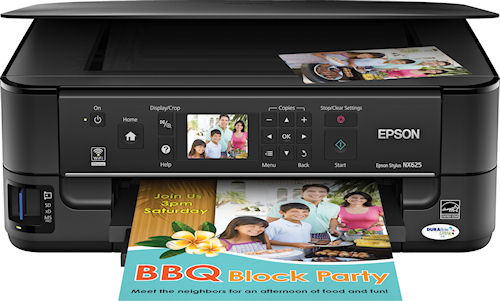 Epson Stylus NX625 all-in-one. Photo provided by Epson America Inc. Click for a bigger picture!