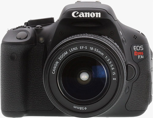 The Canon EOS Rebel T3i digital SLR. Photo copyright &copy;2011, Imaging Resource. All rights reserved. Click for a bigger picture!