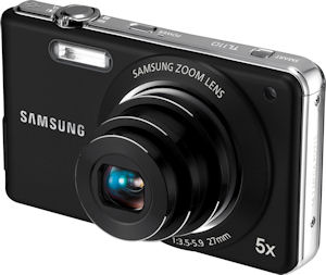 Samsung's TL110 digital camera. Photo provided by Samsung Electronics America Inc. Click for a bigger picture!