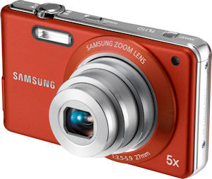 Samsung's TL110 digital camera. Photo provided by Samsung Electronics America Inc. Click for a bigger picture!