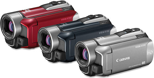 Canon's VIXIA HF R10 camcorder. Photo provided by Canon. Click for a bigger picture!