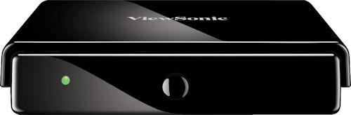 The ViewSonic NexTV VMP75 network media player, front view. Photo provided by ViewSonic Corp. Click for a bigger picture!