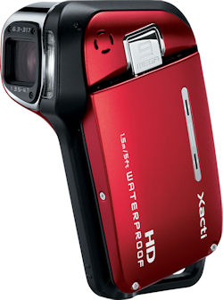 Sanyo VPC-CA9, black body color. Photo provided by Sanyo Canada Inc. Click for a bigger picture!