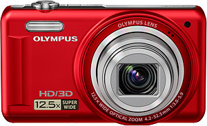 Olympus' VR-330 digital camera. Photo provided by OLYMPUS Europa Holding GmbH. Click for a bigger picture!