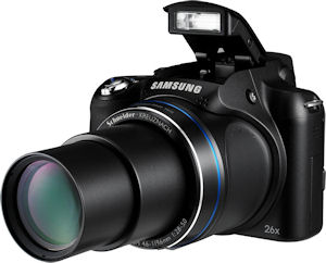 Samsung's WB5500 digital camera. Photo provided by Samsung Electronics GmbH. Click for a bigger picture!