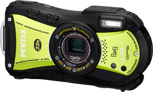 Pentax's Optio WG-1 and WG-1 GPS cameras will also be highlighted on the Get Out More Tour. Photo provided by Pentax Imaging Co. Click for a bigger picture!
