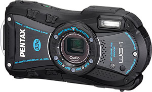 Pentax's Optio WG-1 digital camera. Photo provided by Pentax Imaging Co. Click for a bigger picture!