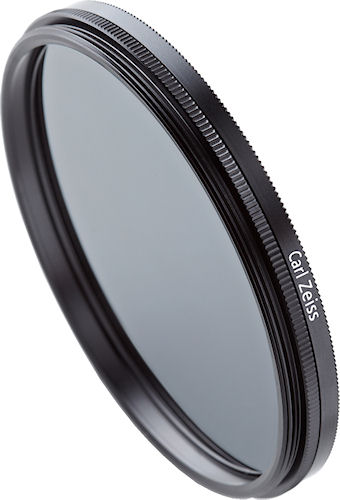 Carl Zeiss-branded polarizing filters are available in 58mm, 67mm, 72mm and 82mm sizes, and include the company's T* anti-reflective multi coating. Photo provided by Carl Zeiss AG. Click for a bigger picture!