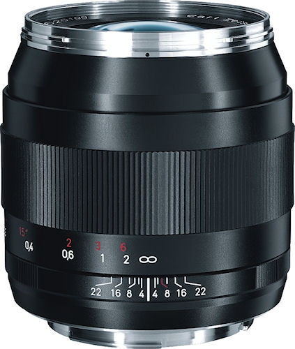 Side view of the Carl Zeiss Distagon T* 2/28 ZE lens. Photo provided by Carl Zeiss AG. Click for a bigger picture!