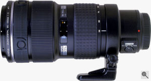 Olympus' Zuiko 35-100mm f2.0 lens. Courtesy of Olympus, with modifications by Michael R. Tomkins. Click for a bigger picture!