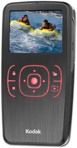 Kodak's ZX1 digital video camera. Photo provided by Eastman Kodak Co. Click for a bigger picture!